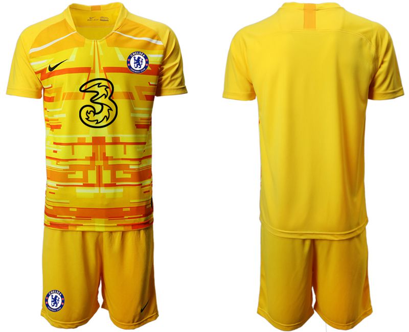 Men 2020-2021 club Chelsea yellow goalkeeper Soccer Jerseys->chelsea jersey->Soccer Club Jersey